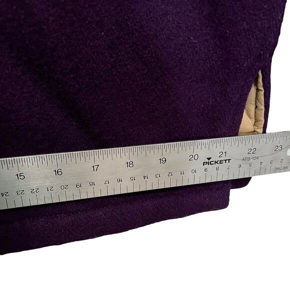 1989 Monroe Flag Twirler Varsity Letterman Jacket Tracy Purple Gold Size L XL - Picture 5 of 16